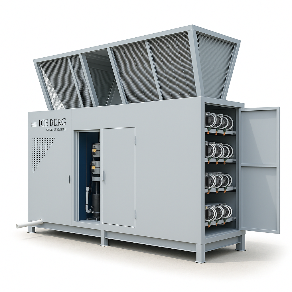 Crypto Mining Chiller for 100 Miners